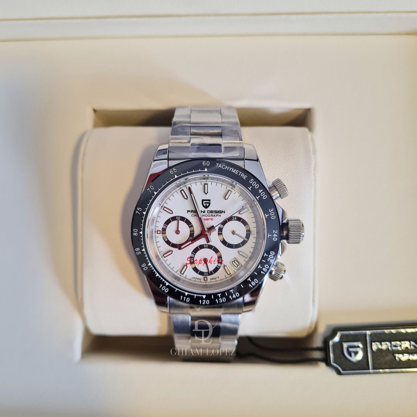 Reloj Cuarzo PAGANI DESIGN DAYTONA, PD-1644 - Panda