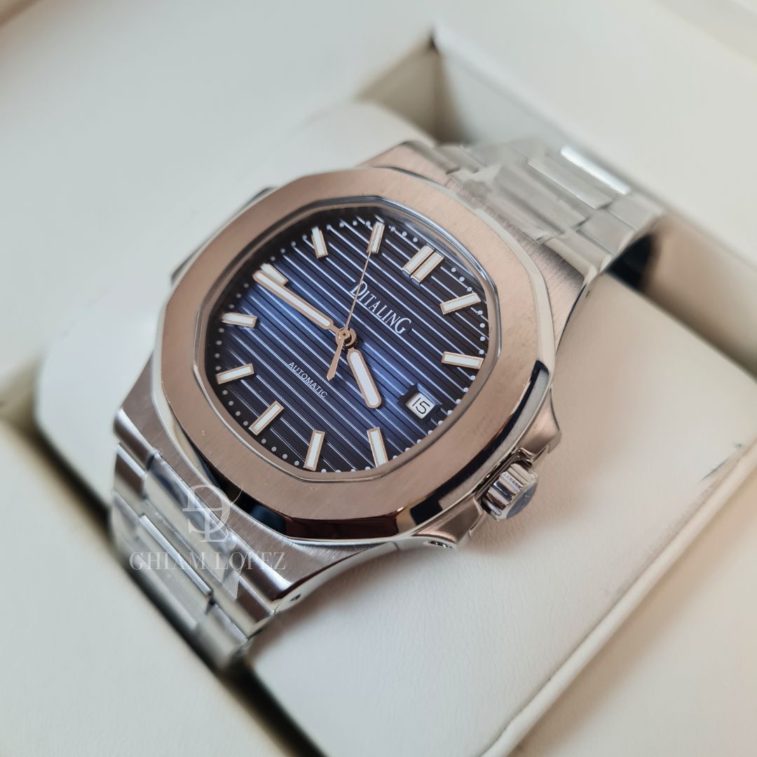 Reloj Automático DITALING NAUTILUS, DT-1561 - Plata Azul