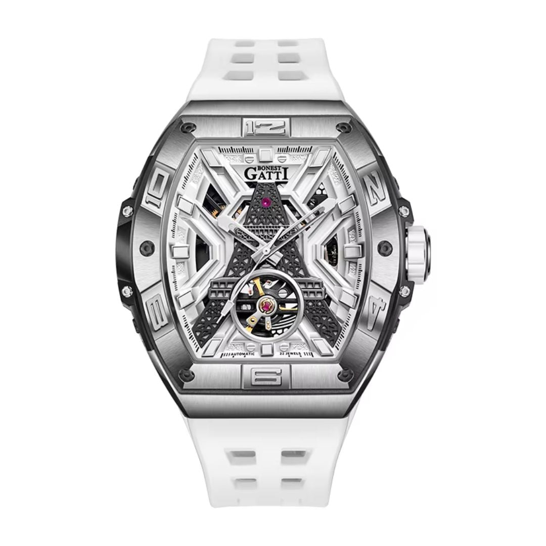 Reloj Automático BONEST GATTI BG5001 - Negro Plata
