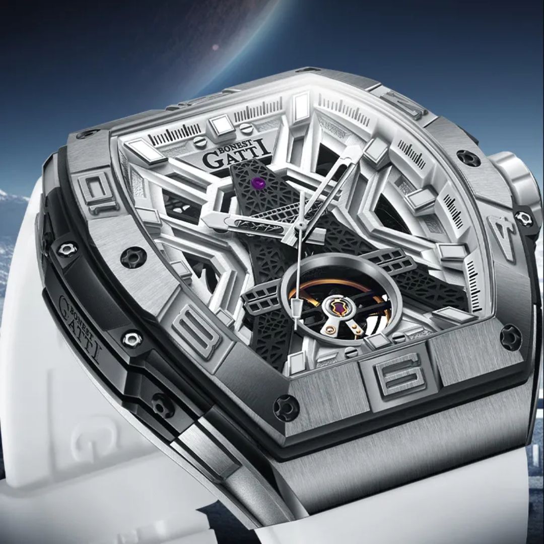 Reloj Automático BONEST GATTI BG5001 - Negro Plata