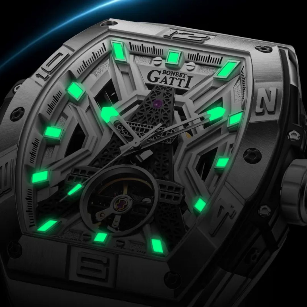 Reloj Automático BONEST GATTI BG5001 - Negro Plata