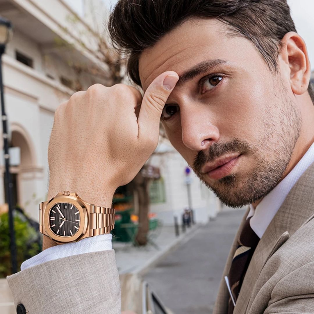 Reloj Automático DITALING NAUTILUS, DT-1561 - Oro Rosa