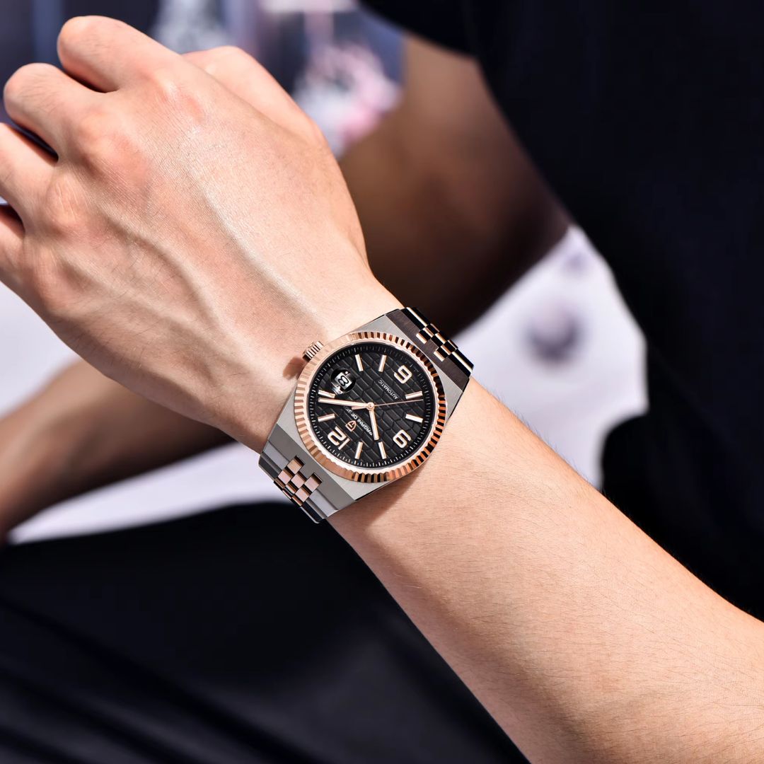 Reloj Automático PAGANI DESIGN LAND-DWELLER, PD-YS027 - Dos Tonos Negro