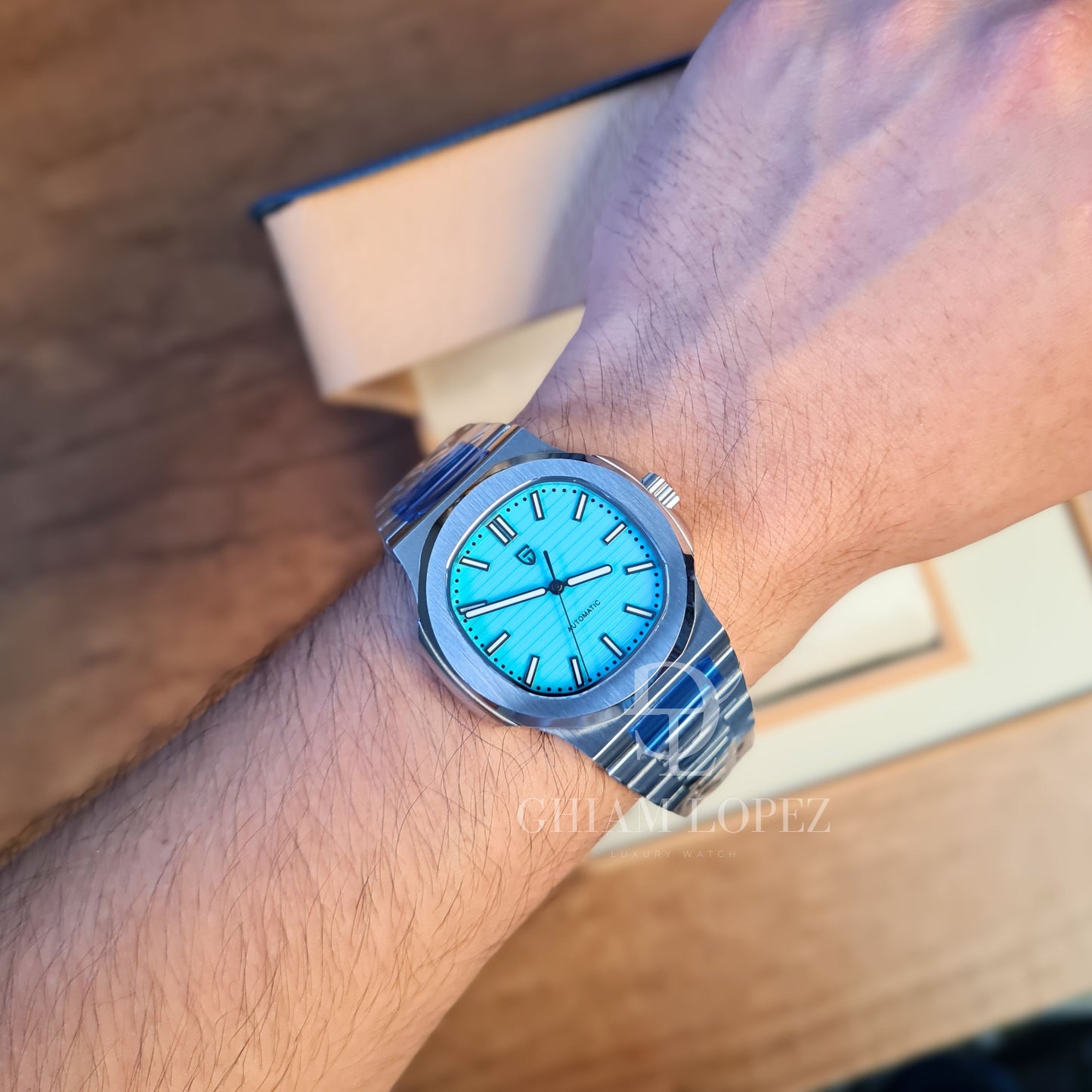 Reloj Automático PAGANI DESIGN NAUTILUS, PD-1728 - Plata Tiffany