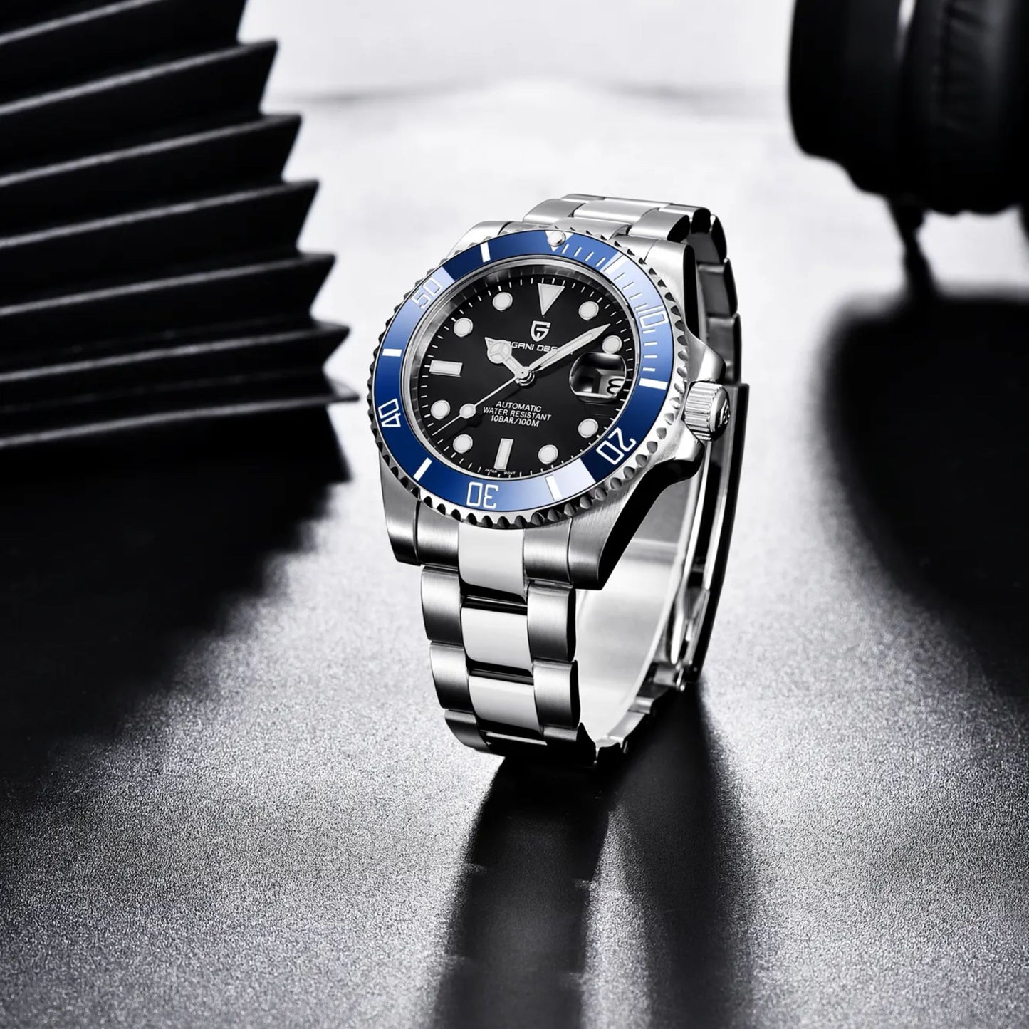Reloj Automático PAGANI DESIGN SUBMARINER, PD-1661 - Cookie Monster