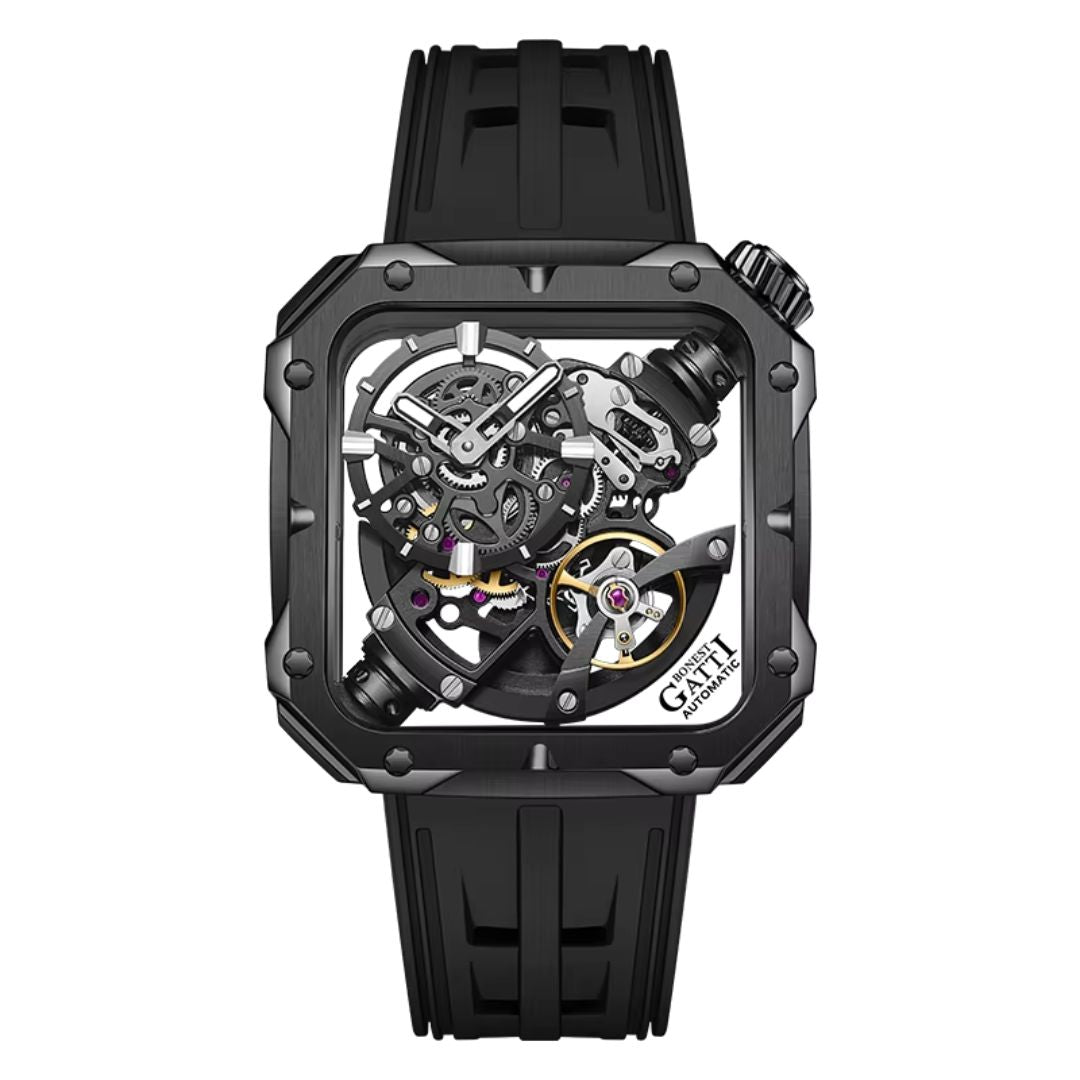 Reloj Automático BONEST GATTI BG4001 - Negro Plata