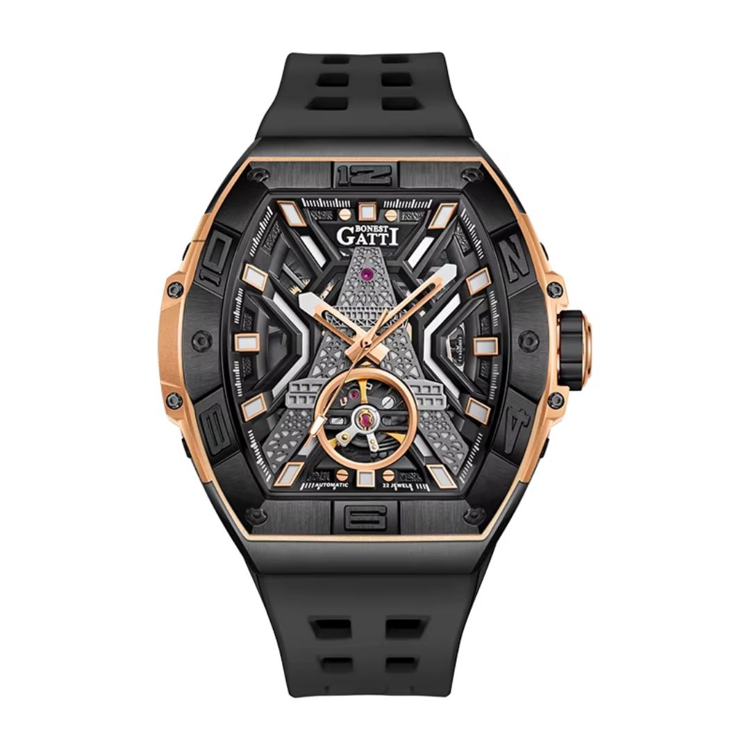 Reloj Automático BONEST GATTI BG5001 - Negro Plata