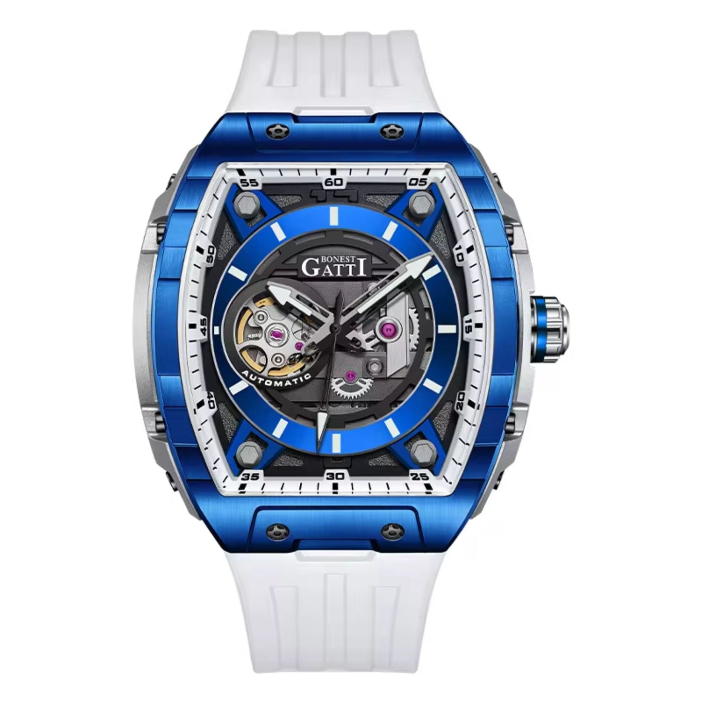 Reloj Automático BONEST GATTI BG5602 - Negro Plata