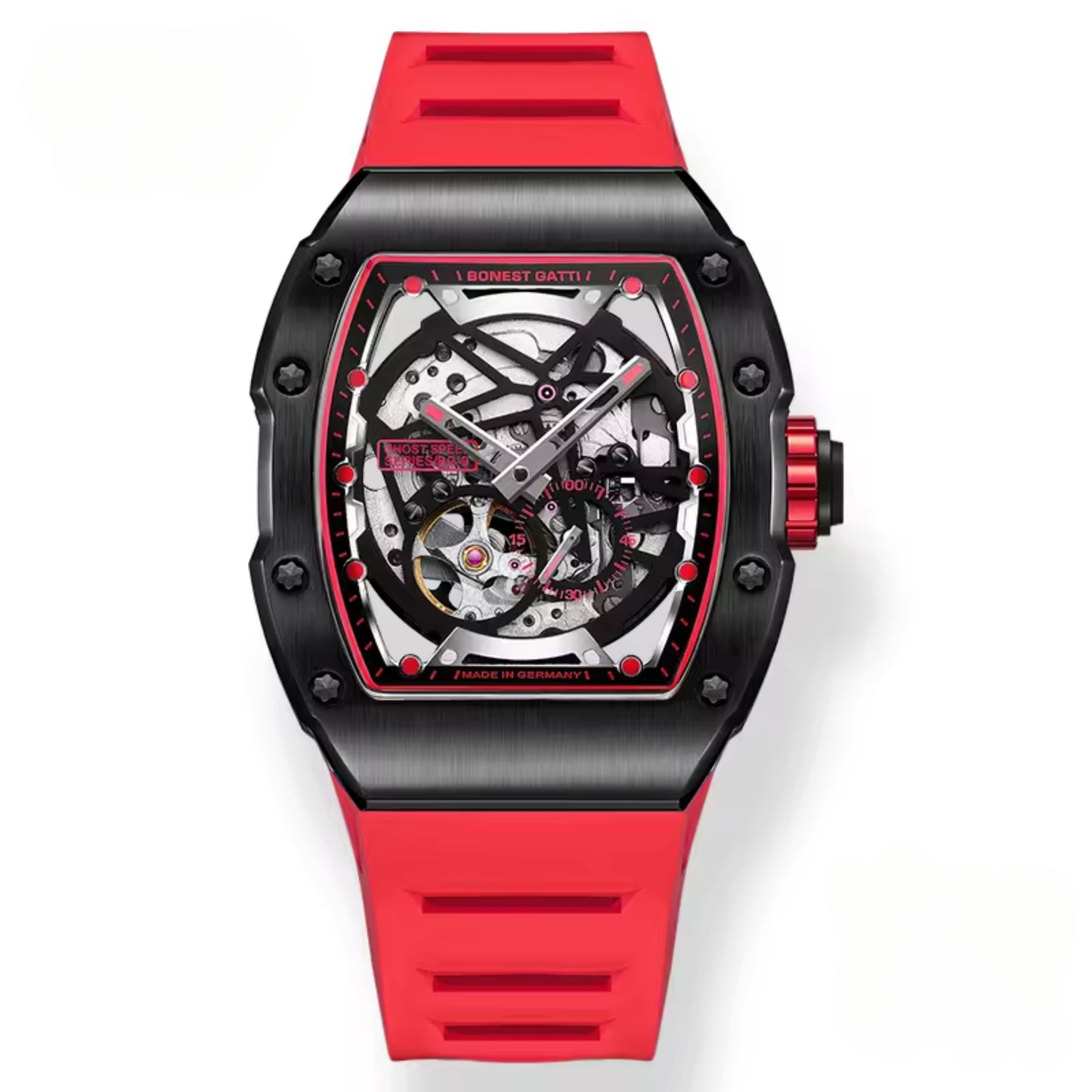 Reloj Automático BONEST GATTI BG9901 - Naranja Negro