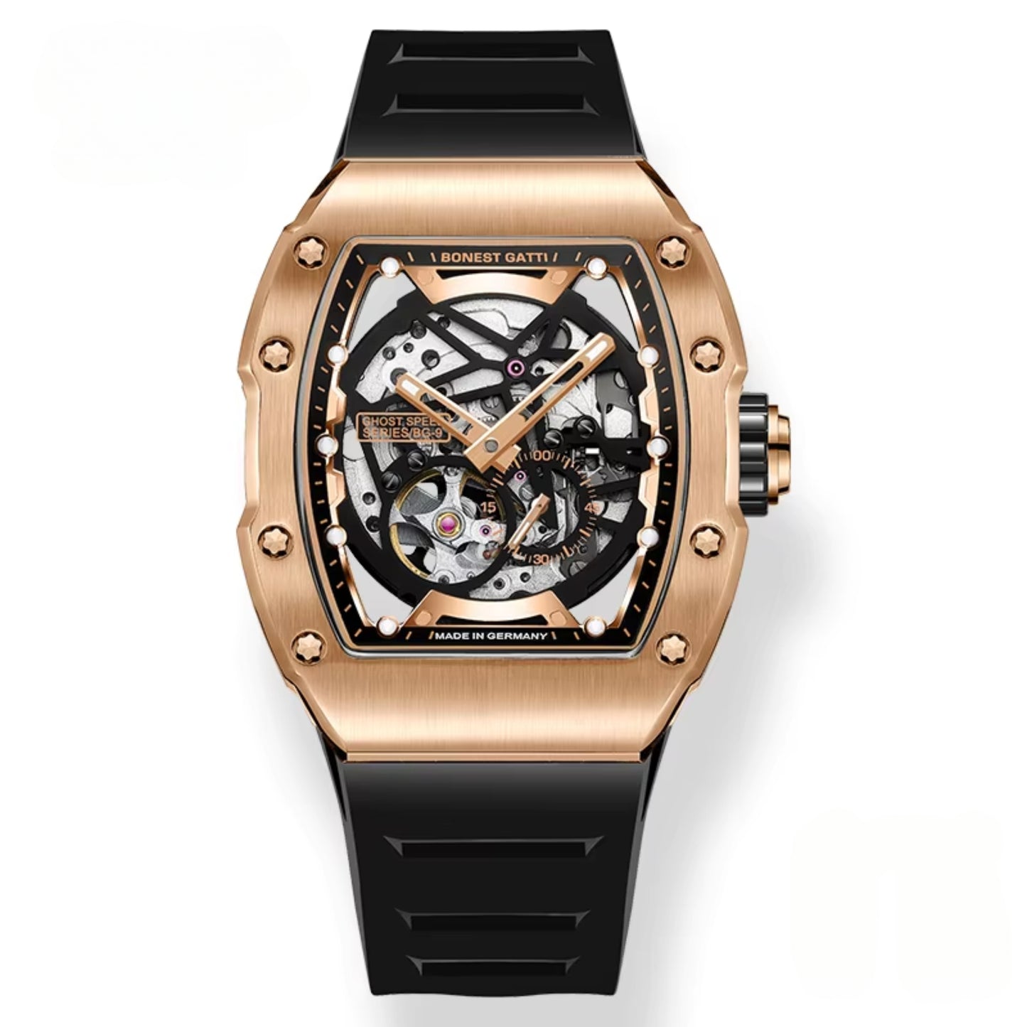 Reloj Automático BONEST GATTI BG9901 - Rojo Negro