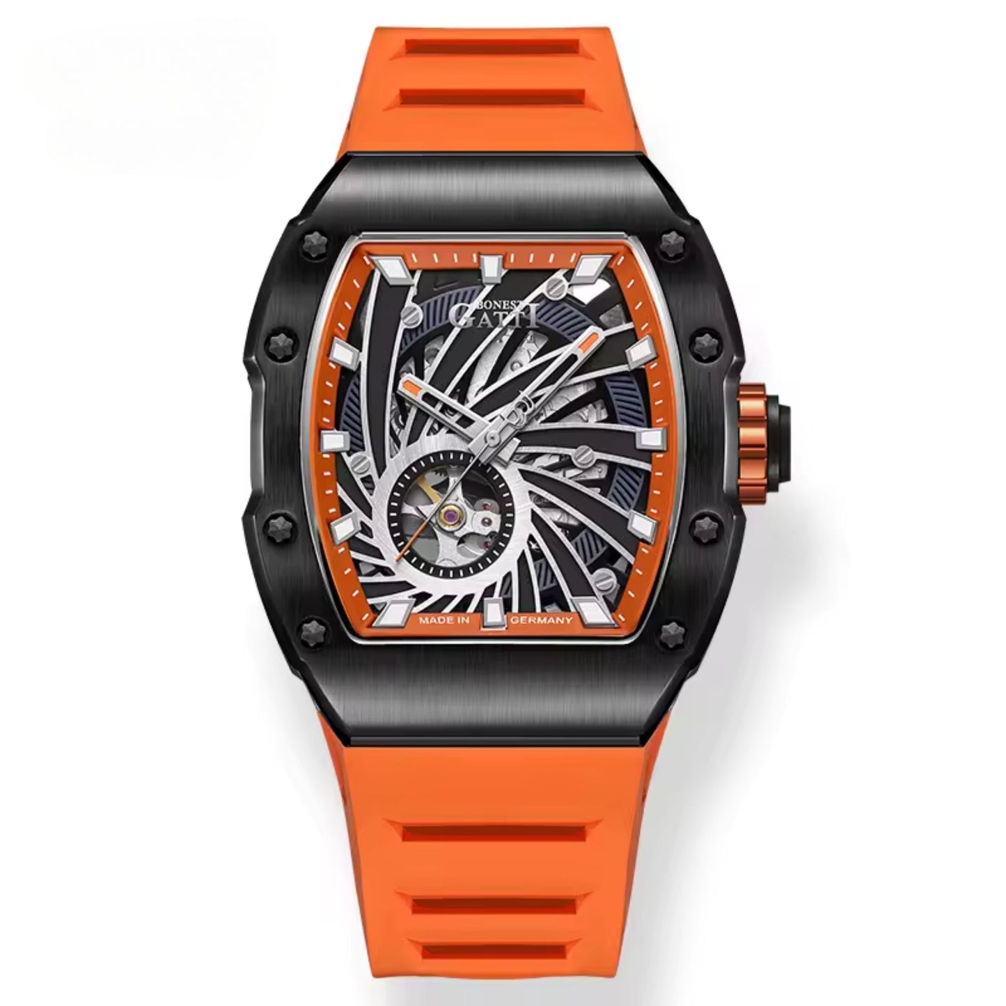 Reloj Automático BONEST GATTI BG9902 - Blanco Azul