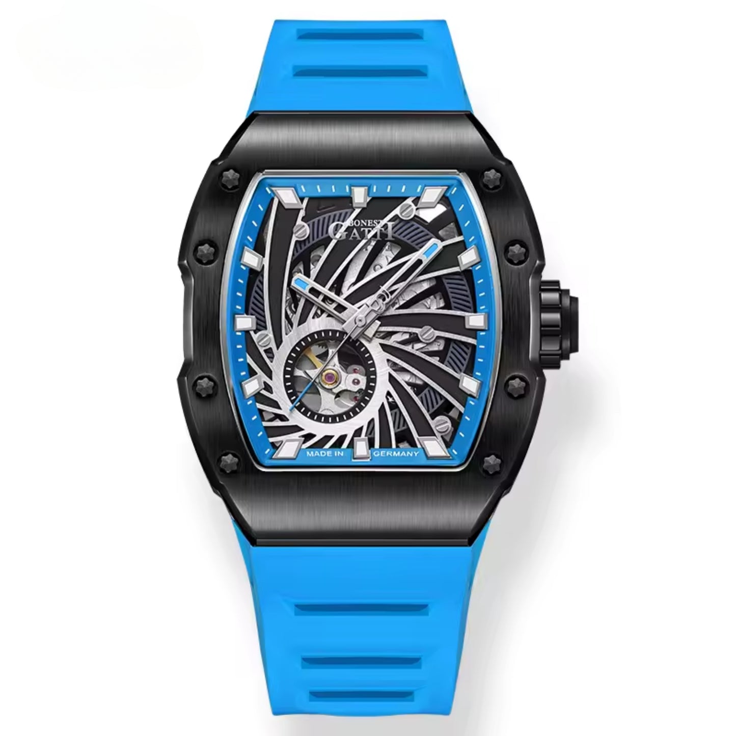 Reloj Automático BONEST GATTI BG9902 - Blanco Azul