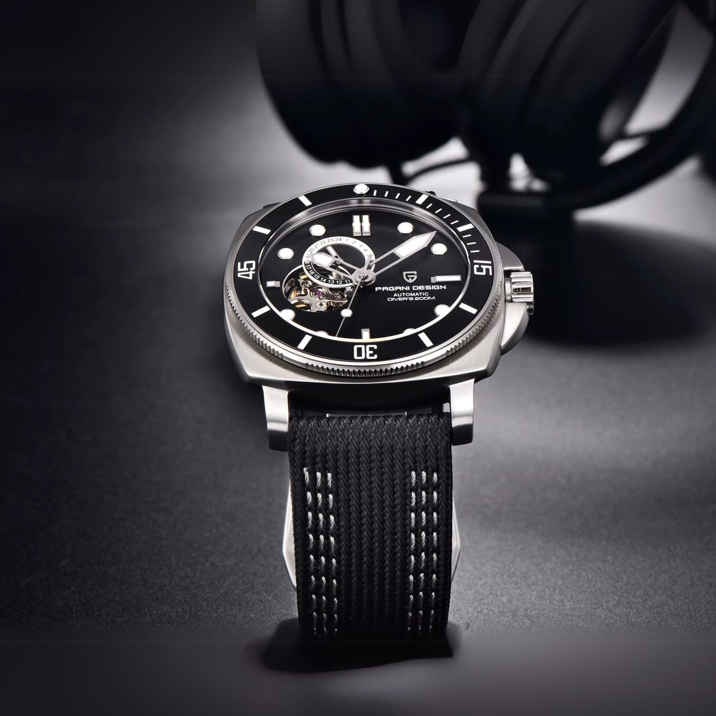 Reloj Automático PAGANI DESIGN PD-1736 - Negro