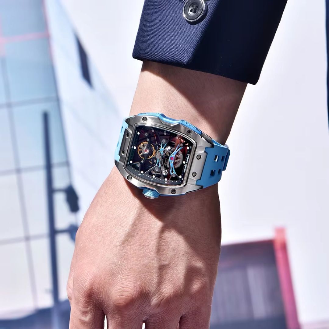 Reloj Automático PAGANI DESIGN RM, PD-YS018 - Azul Plata