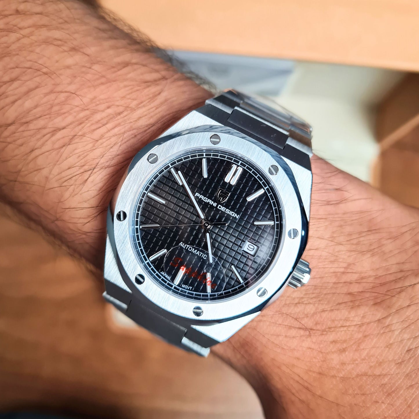 Reloj Automático PAGANI DESIGN AP ROYAL OAK, PD-1673 - Negro