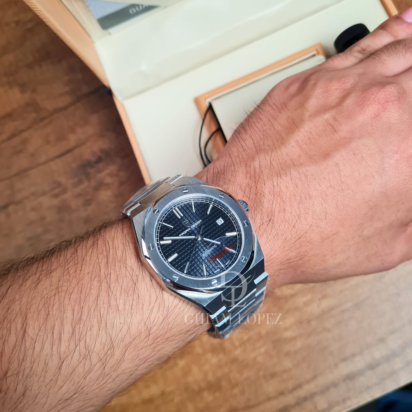 Reloj Automático PAGANI DESIGN AP ROYAL OAK, PD-1673 - Negro