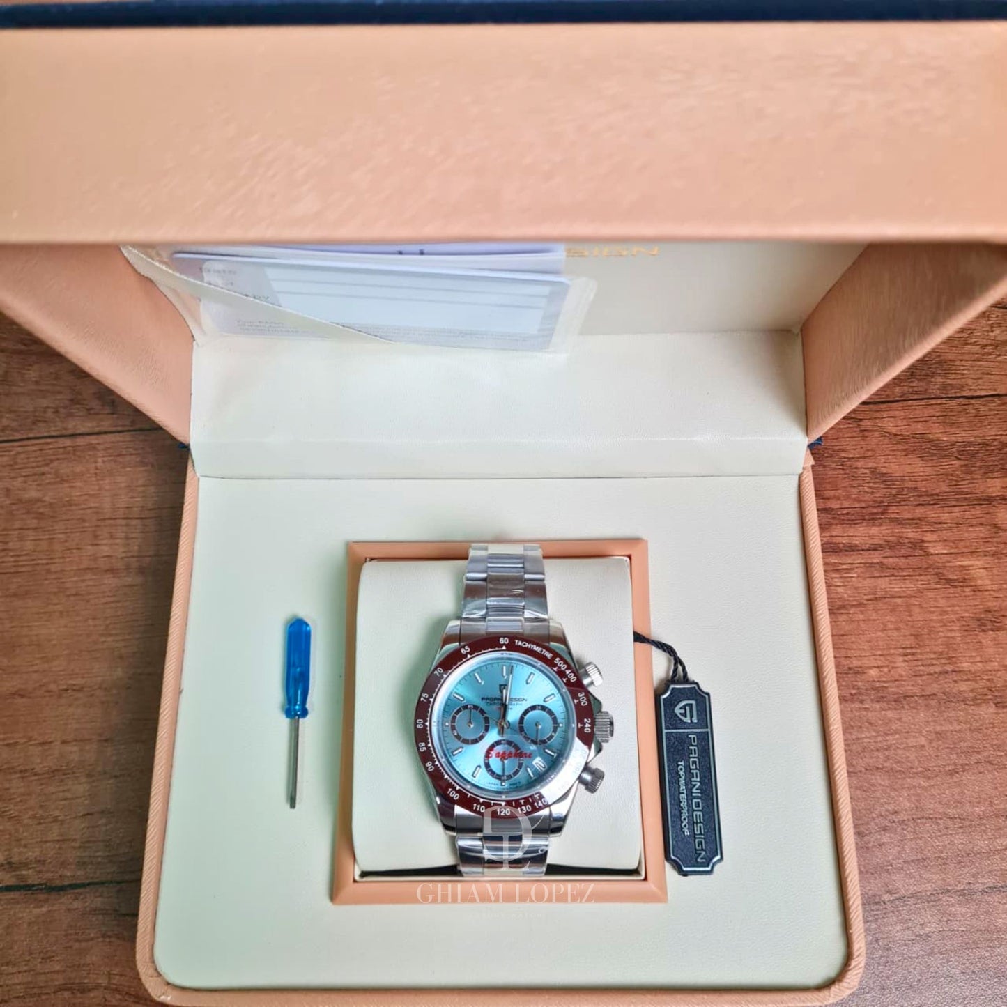 Reloj Cuarzo PAGANI DESIGN DAYTONA, PD-1644 - Ice Blue