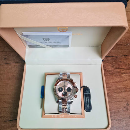 Reloj Cuarzo PAGANI DESIGN DAYTONA, PD-1644 - Oro Rosa