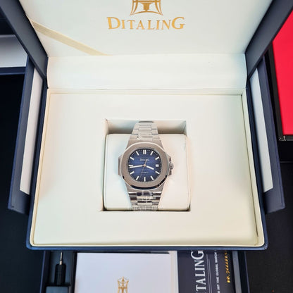 Reloj Automático DITALING NAUTILUS, DT-1561 - Plata Azul