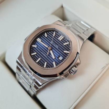 Reloj Automático DITALING NAUTILUS, DT-1561 - Plata Azul