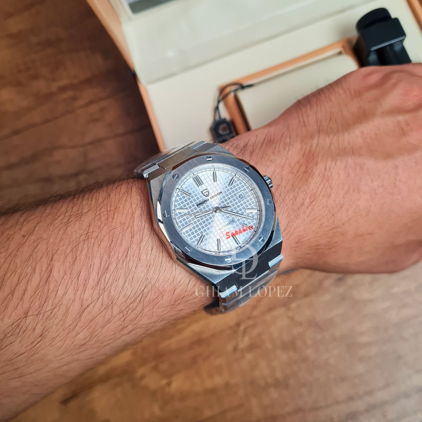 Reloj Automático PAGANI DESIGN AP ROYAL OAK, PD-1673 - Blanco