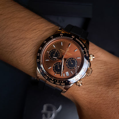 PAGANI DESIGN Daytona OysterFlex Cronógrafo de Cuarzo | PD-1664