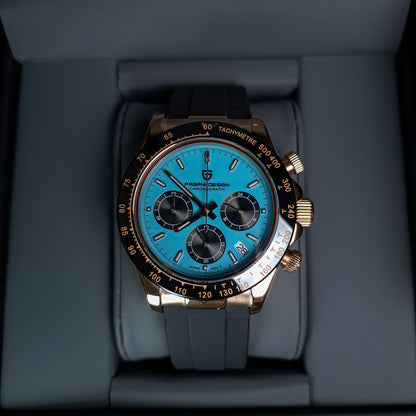 PAGANI DESIGN Daytona OysterFlex Cronógrafo de Cuarzo | PD-1664