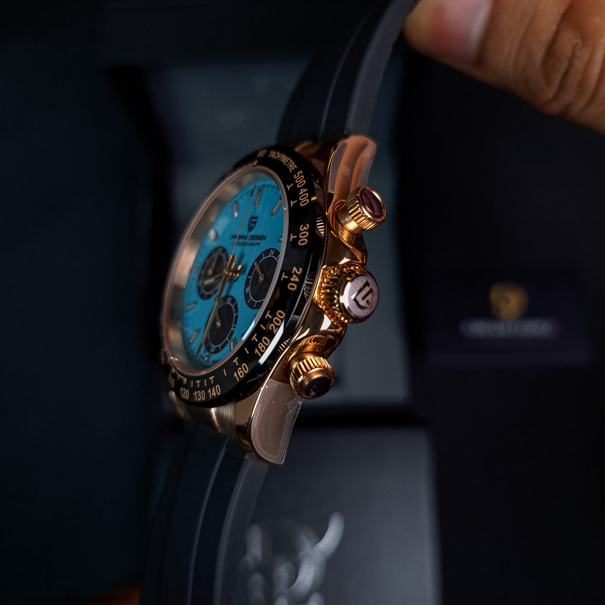 PAGANI DESIGN Daytona OysterFlex Cronógrafo de Cuarzo | PD-1664