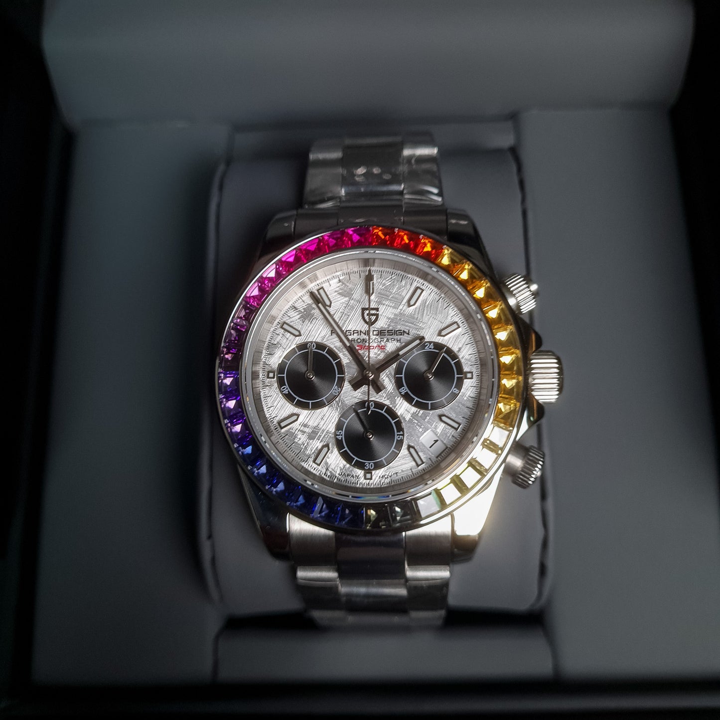 PAGANI DESIGN Daytona Rainbow Cronógrafo de Cuarzo | PD-1644
