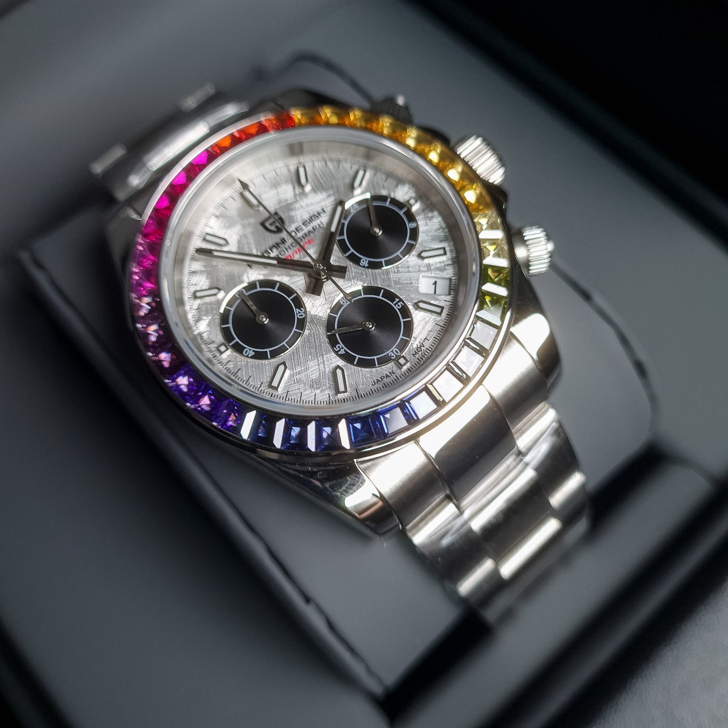 PAGANI DESIGN Daytona Rainbow Cronógrafo de Cuarzo | PD-1644