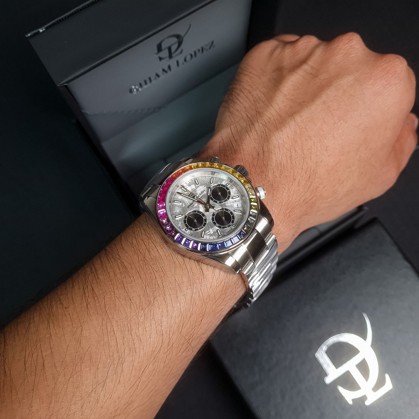PAGANI DESIGN Daytona Rainbow Cronógrafo de Cuarzo | PD-1644