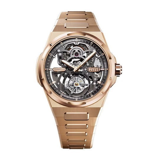 BONEST GATTI Imperial Tourbillion - Skeleton Steel | BG7004