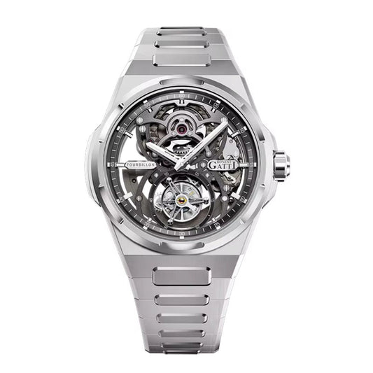 BONEST GATTI Imperial Tourbillion - Skeleton Steel | BG7004