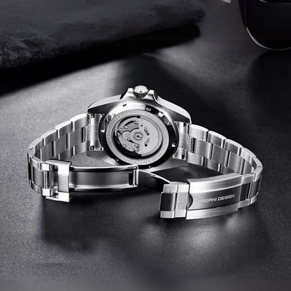 Reloj Automático PAGANI DESIGN YATCH MASTER, PD-1651 - Negro