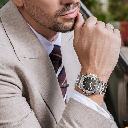 Reloj Automático DITALING NAUTILUS 1300A, DT-1521 - Plata Negro