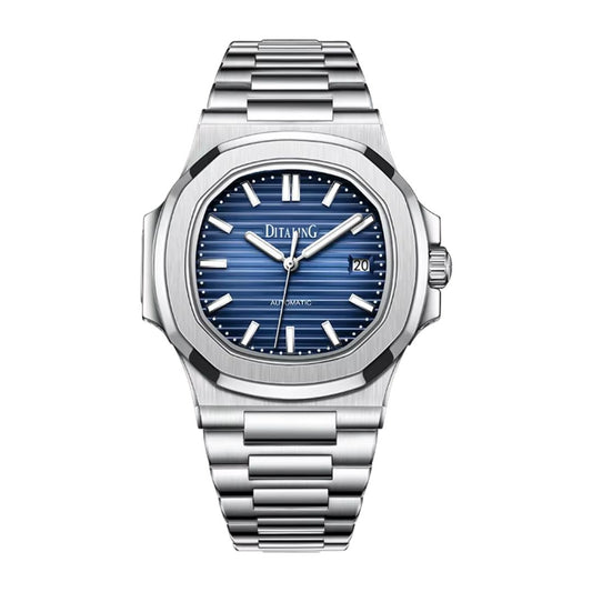 Reloj Automático DITALING NAUTILUS, DT-1561 - Plata Azul