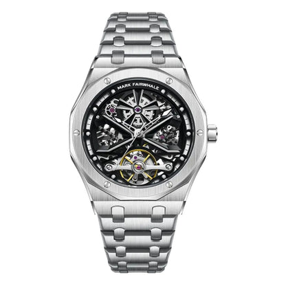 Reloj Automático MARK FAIRWHALE MYSTIC INOX- Plata Negro