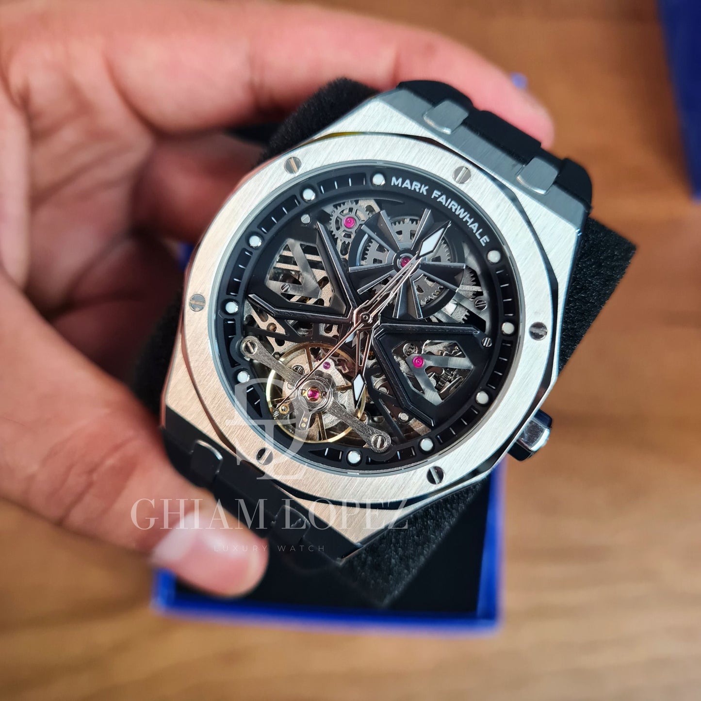 Reloj Automático MARK FAIRWHALE MYSTIC - Negro Plata