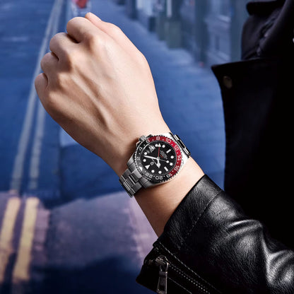 Reloj Automático PAGANI DESIGN GMT MASTER, PD-1662 - Coca Cola