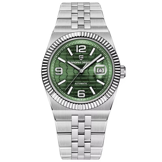 Reloj Automático PAGANI DESIGN LAND-DWELLER, PD-YS027 - Plata Verde