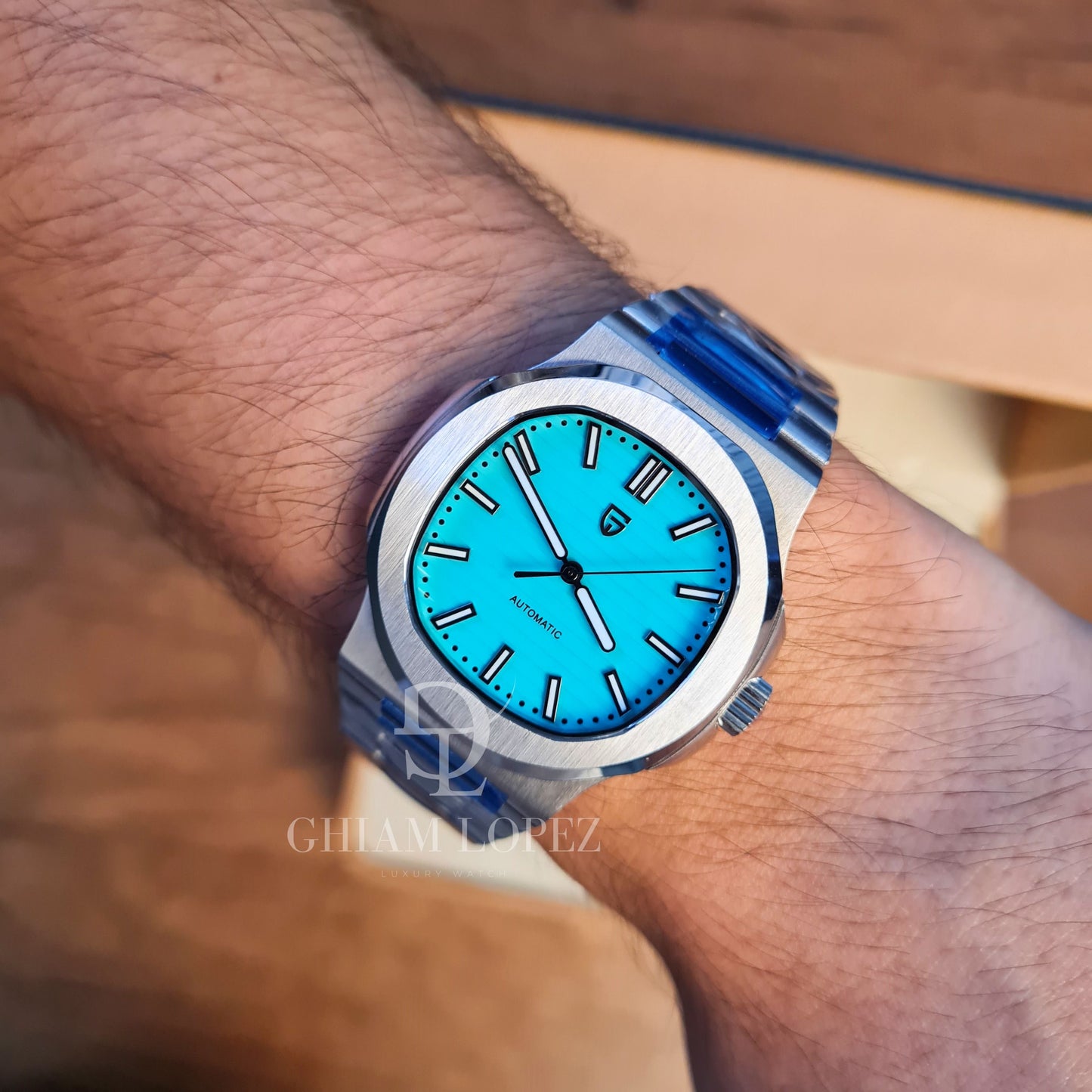 Reloj Automático PAGANI DESIGN NAUTILUS, PD-1728 - Plata Tiffany