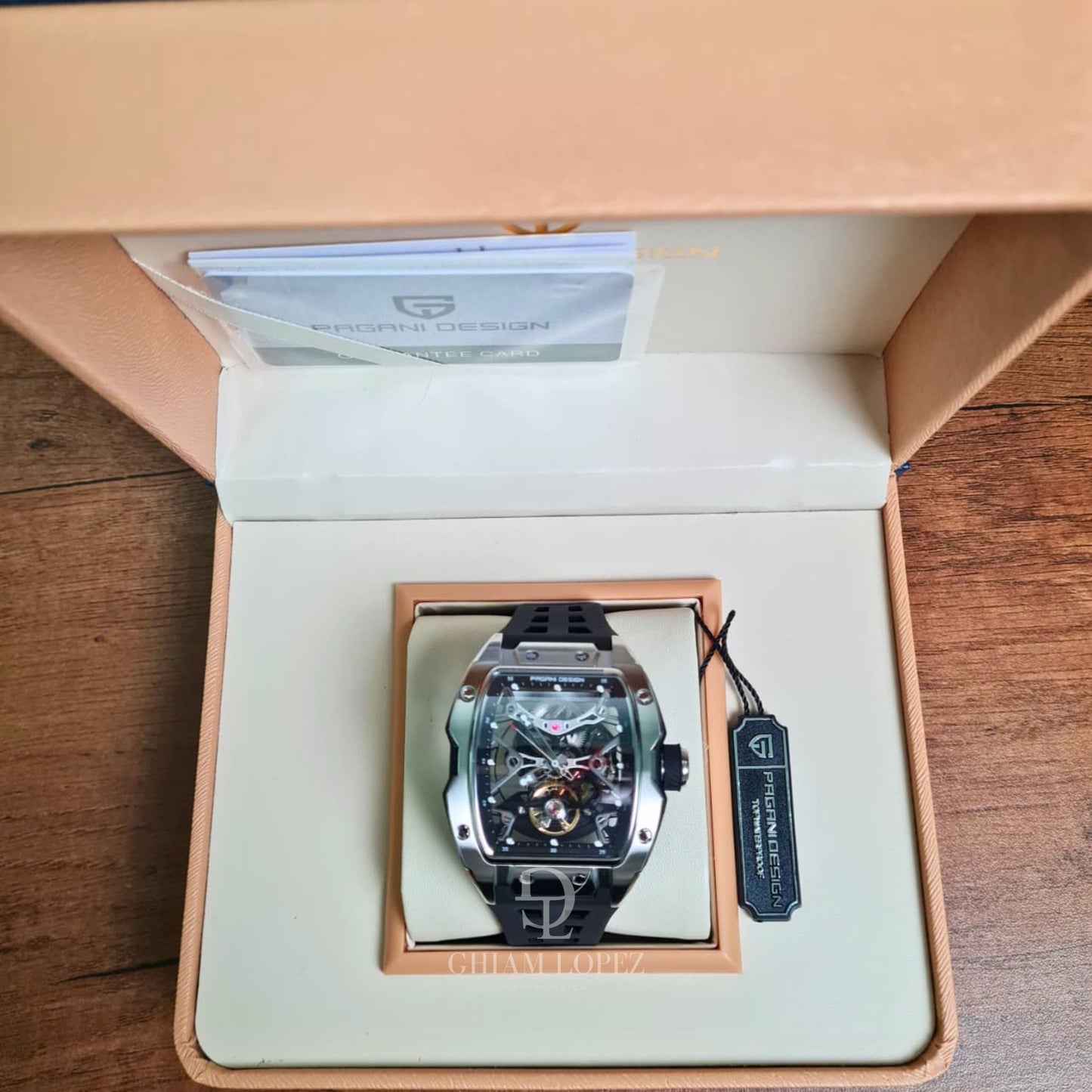 Reloj Automático PAGANI DESIGN RM, PD-YS018 - Plata Negro