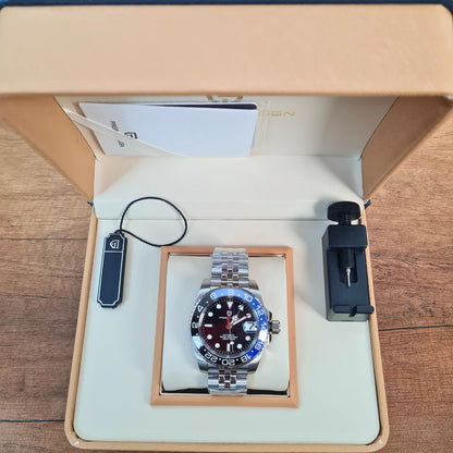 Reloj Automático PAGANI DESIGN GMT MASTER Jubilee, PD-1662 - Batgirl