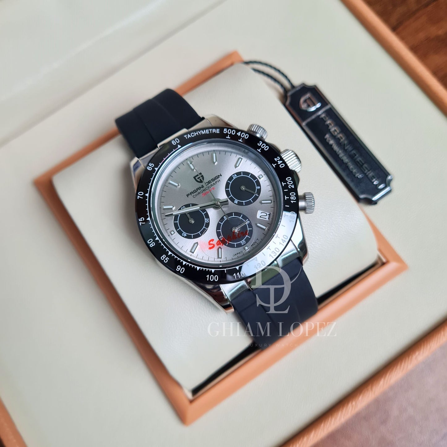 PAGANI DESIGN Daytona OysterFlex Cronógrafo de Cuarzo | PD-1644