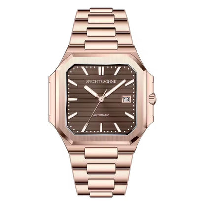 Reloj Automático SPETCH AND SOHNE CUBITUS, SP0028 - Oro Rosa Chocolate