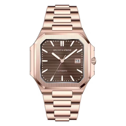 Reloj Automático SPETCH AND SOHNE CUBITUS, SP0028 - Oro Rosa Chocolate