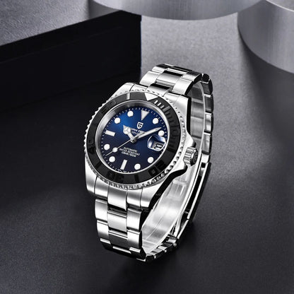 Reloj Automático PAGANI DESIGN YATCH MASTER, PD-1651 - Azul Oscuro