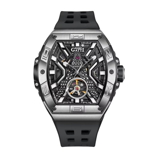 Reloj Automático BONEST GATTI  BG5001 - Negro Plata
