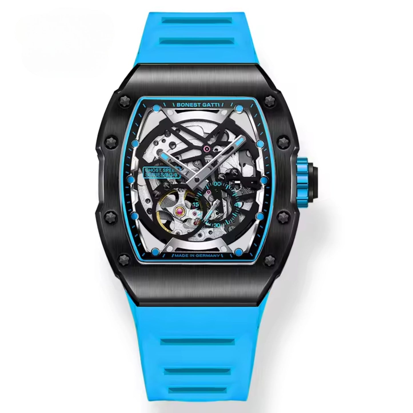 Reloj Automático BONEST GATTI  BG9901 - Azul Plata