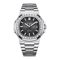 Reloj Automático DITALING NAUTILUS 1300A, DT-1521 - Plata Negro